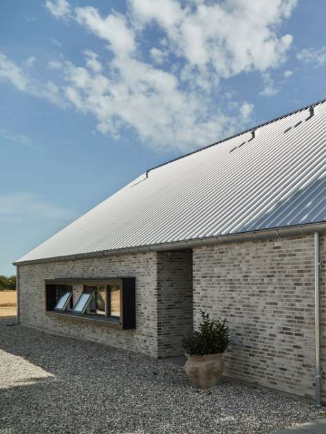 Nyt arkitekttegnet stuehus med frit udsyn til de åbne marker